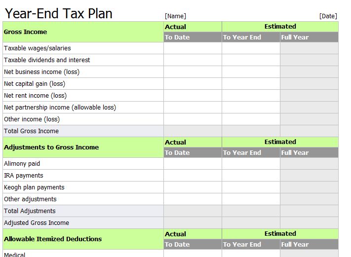 Excel-Tax-Return-Workpapers-Preparation-Template