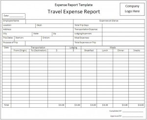 Expense-Report-Template-printable PDF