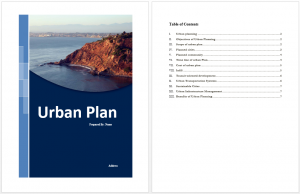 Urban-Plan Printable MS Word Templates